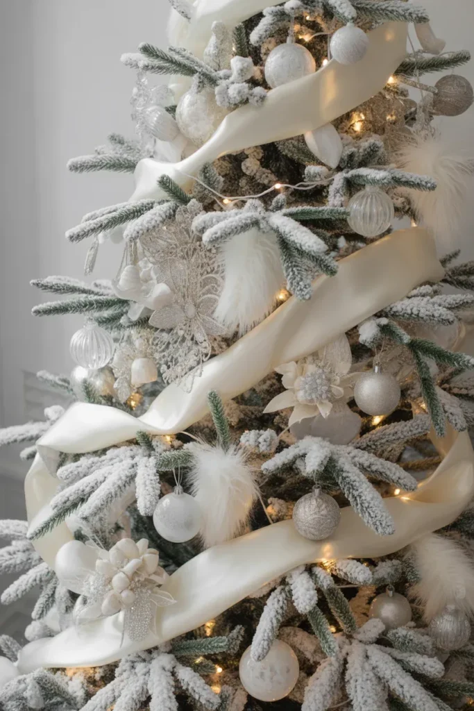 White and Velvet Winter Wonderland Tree