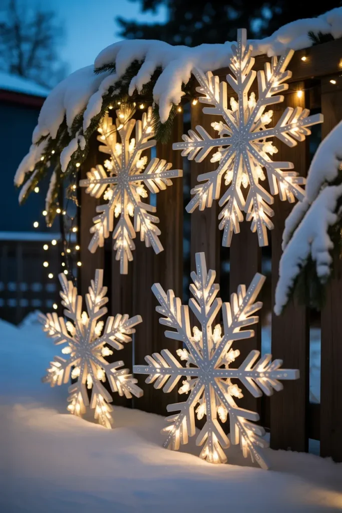 DIY Snowflake Decorations