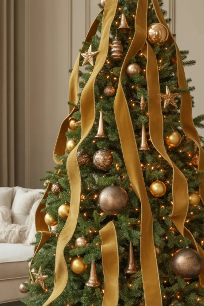 Gold Velvet Opulent Tree