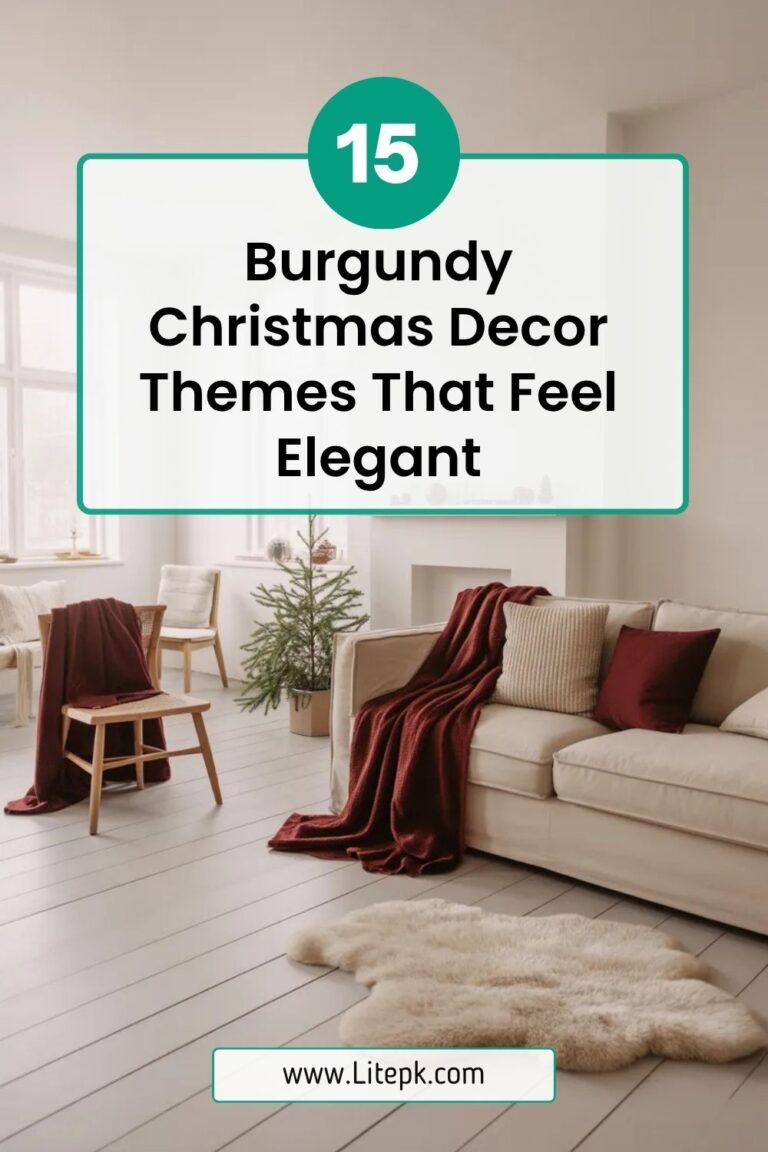 15 Burgundy Christmas Decor Themes That Feel Elegant