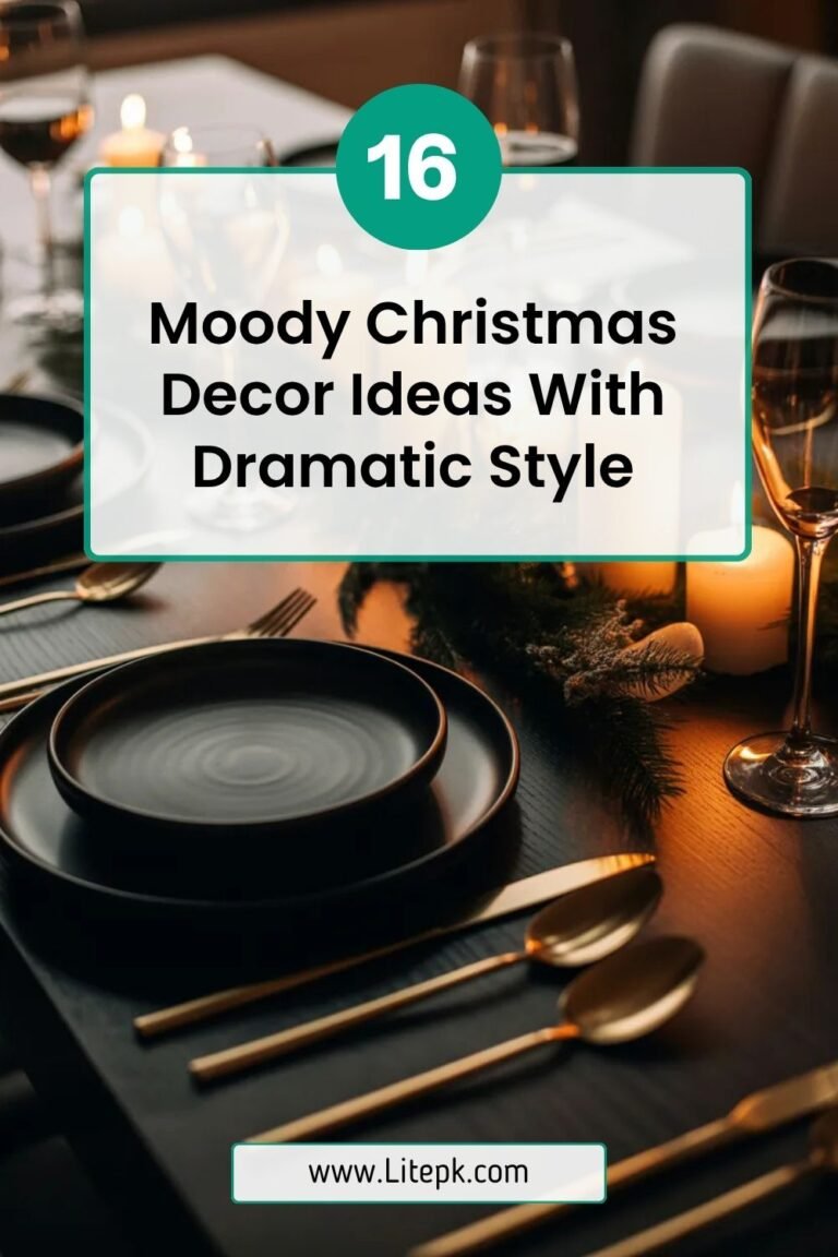 16 Moody Christmas Decor Ideas With Dramatic Style