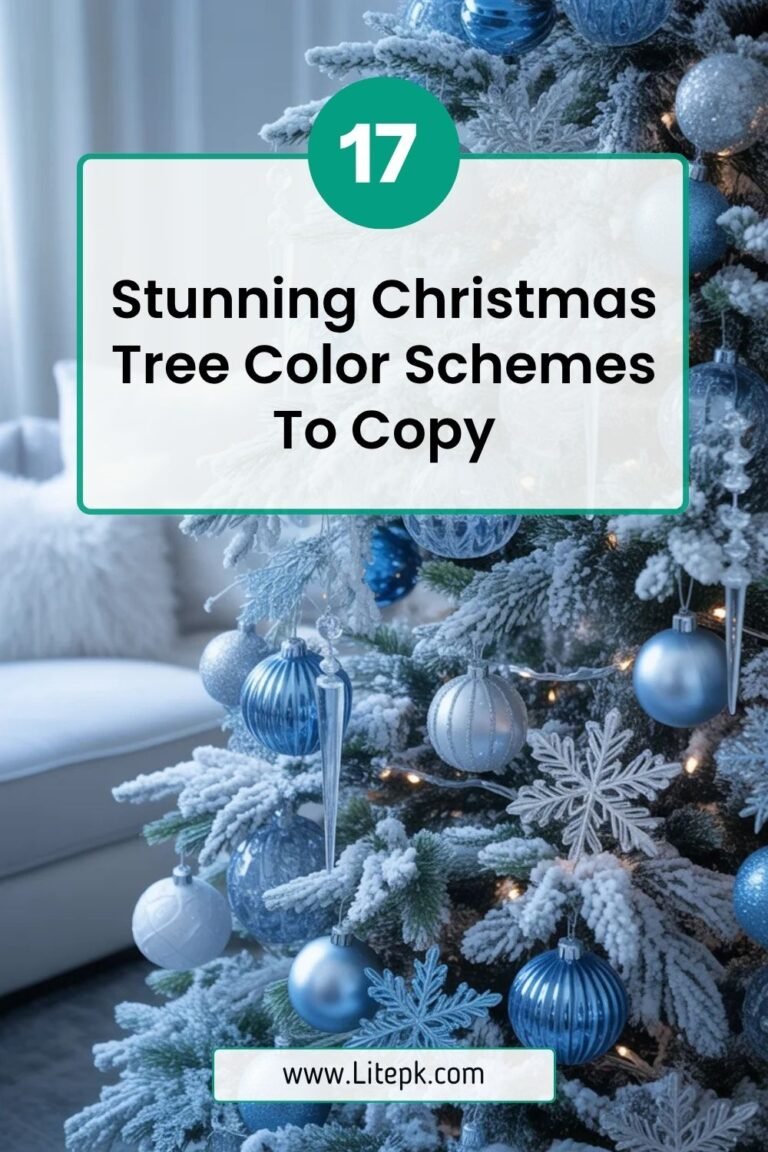 17 Stunning Christmas Tree Color Schemes To Copy