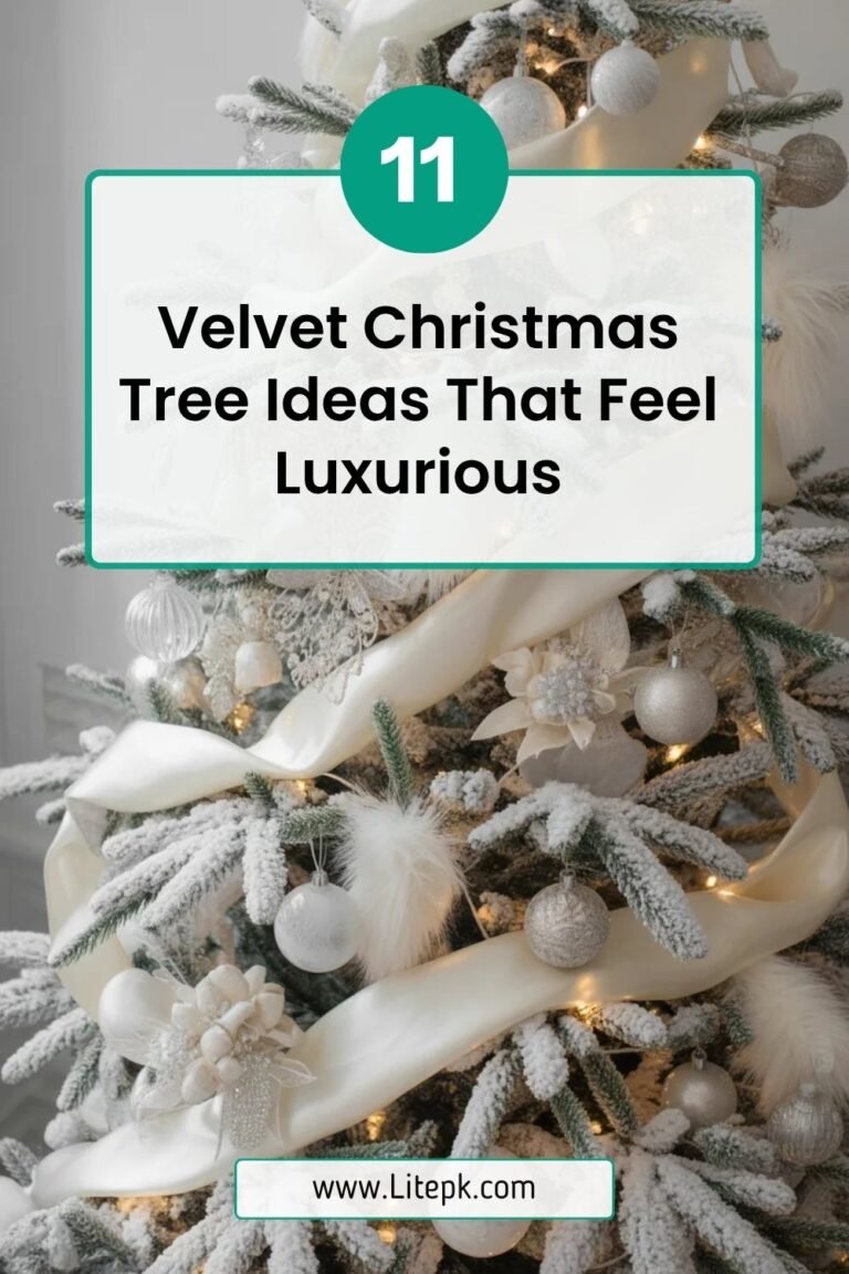 11 Velvet Christmas Tree Ideas That Feel Luxurious
