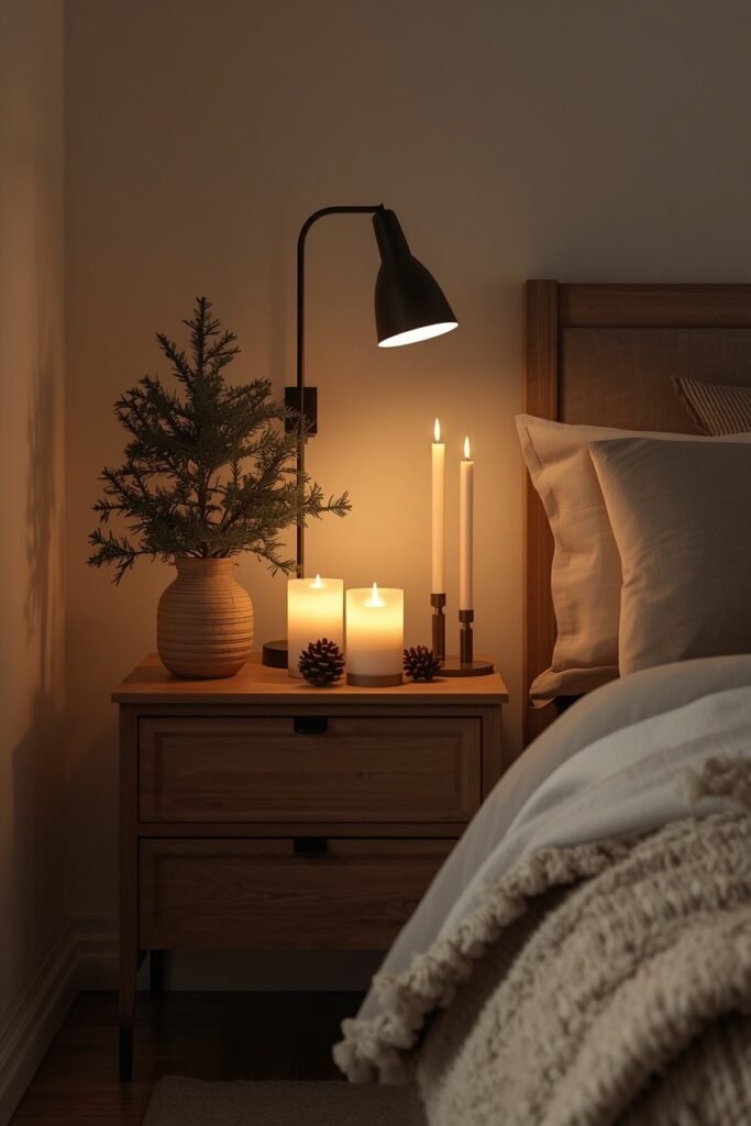 Add Candles and Cozy Winter Scents