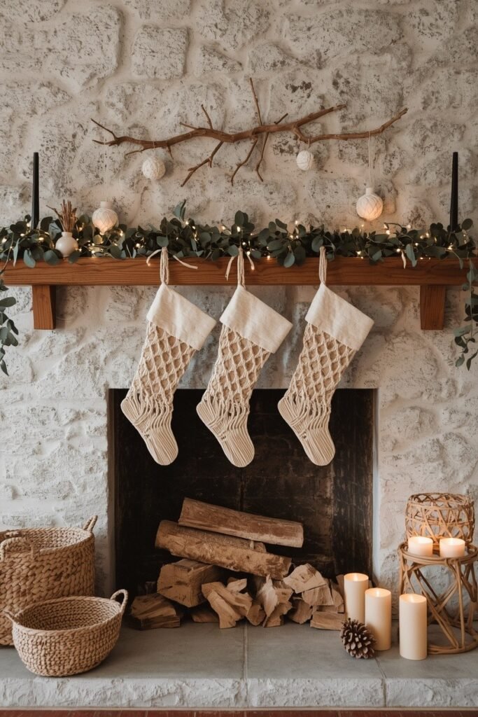 Add Macramé Christmas Decorations