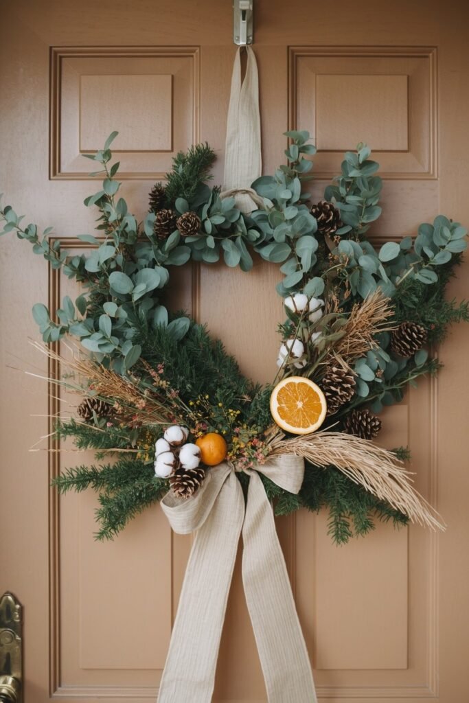 Make a Natural Boho Christmas Wreath