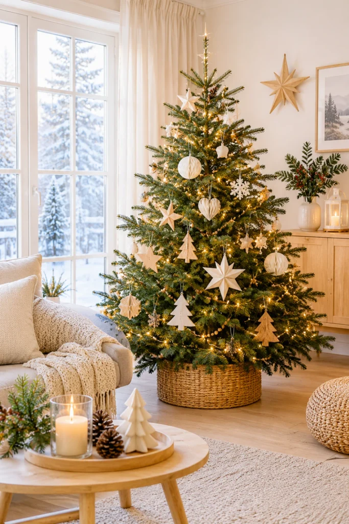 Decorate With a Simple Scandinavian Christmas Tree