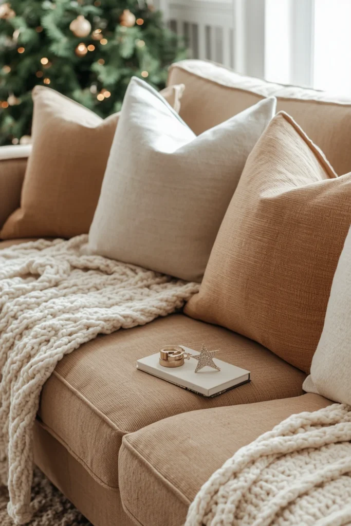 Add Texture With Chunky Knit Throws and Cushions