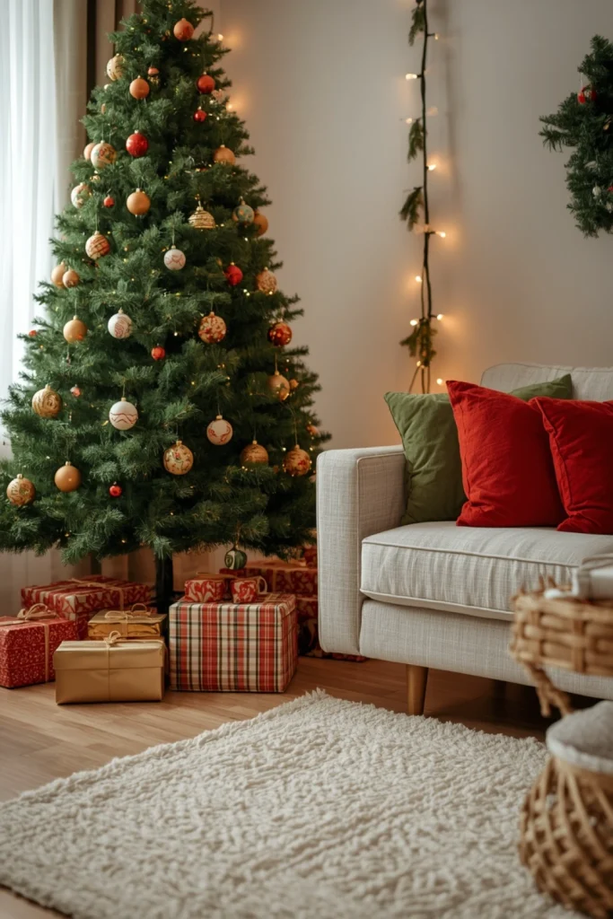 Make a Family-Friendly Christmas Living Room
