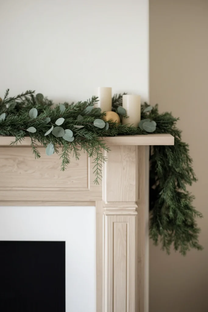 Use Natural Evergreen Garlands