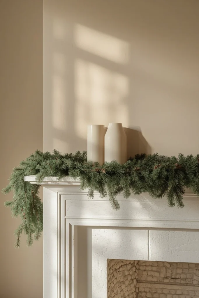 Create a Minimal Christmas Mantel
