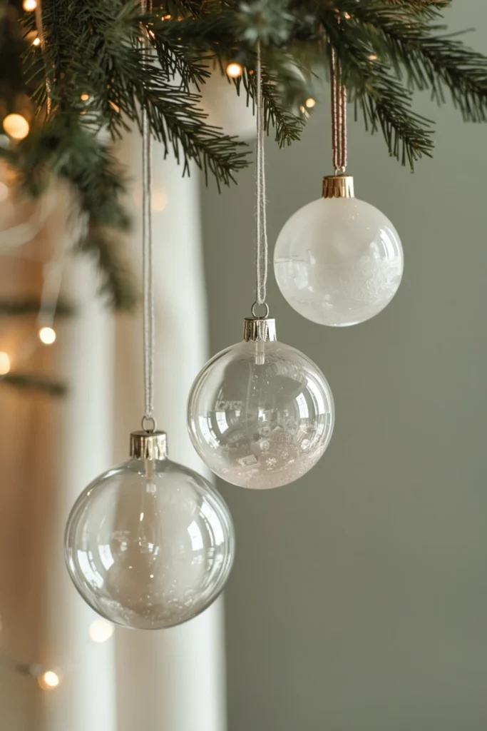 Choose Elegant Glass Christmas Ornaments