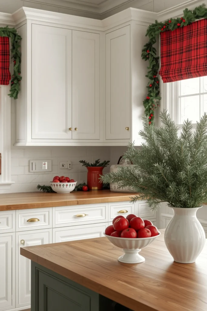 Style Your Kitchen With a Red-and-Green Christmas Color Scheme
