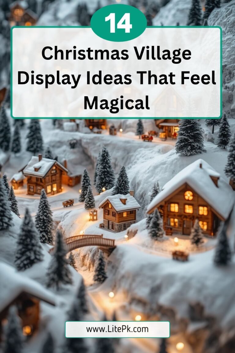 14 Christmas Village Display Ideas That Feel Magical
