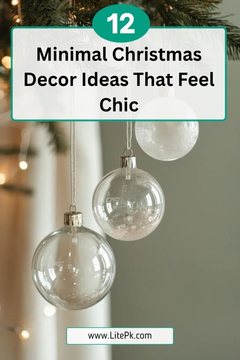 12 Minimal Christmas Decor Ideas That Feel Chic